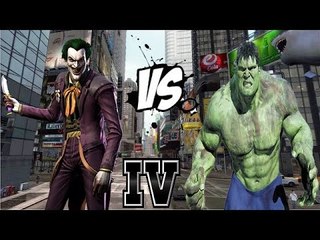 INJUSTICE JOKER VS THE INCREDIBLE HULK - EPIC BATTLE - GTA 4