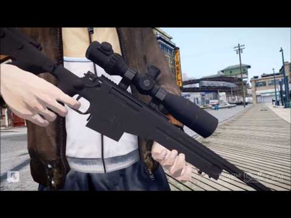 GTA IV: ASSAULT RIFLE + SNIPER RIFLE (GTA V)
