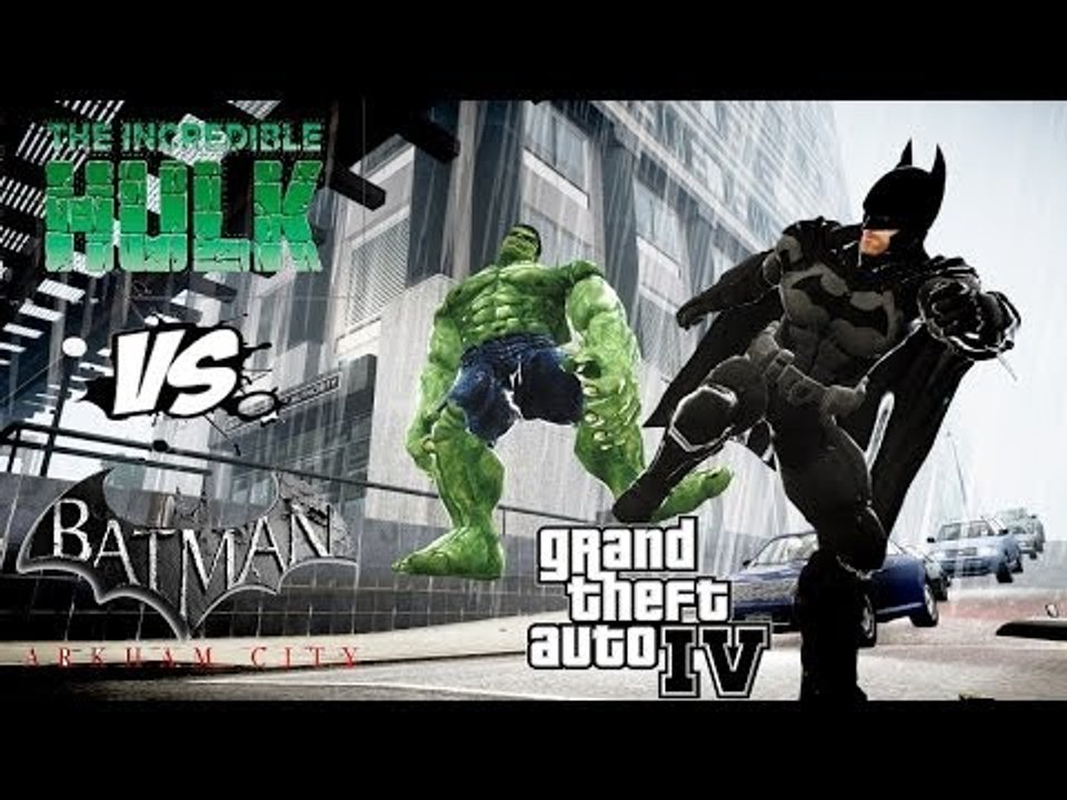 BATMAN VS HULK - EPIC BATTLE - Grand Theft Auto