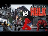 DEATHSTROKE VS RED HULK - EPIC BATTLE - GTA IV