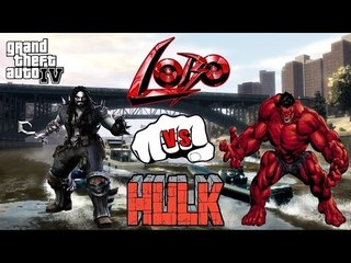 LOBO VS RED HULK - GREAT BATTLE - GTA 4