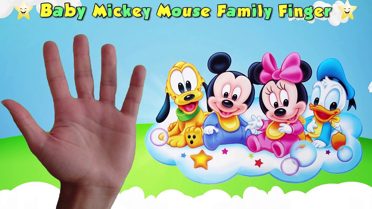 Baby Mickey Mouse Clubhouse - Finger Family Song - Nursery Rhymes Baby Mickey Mouse Family