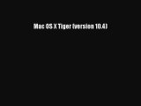 (PDF Télécharger) Mac OS X Tiger (version 10.4) [PDF] Complet Ebook