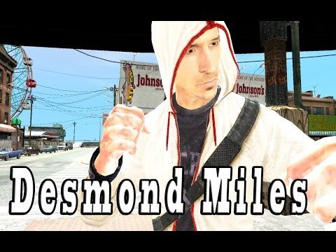 GRAND THEFT AUTO IV: ASSASSIN'S CREED 3 DESMOND MILES(HOOD UP)