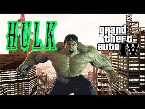 GRAND THEFT AUTO IV: THE INCREDIBLE HULK SCRIPT MOD (NEW MODEL)