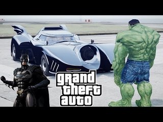 BATMAN VS HULK - GREAT BATTLE - GTA 4