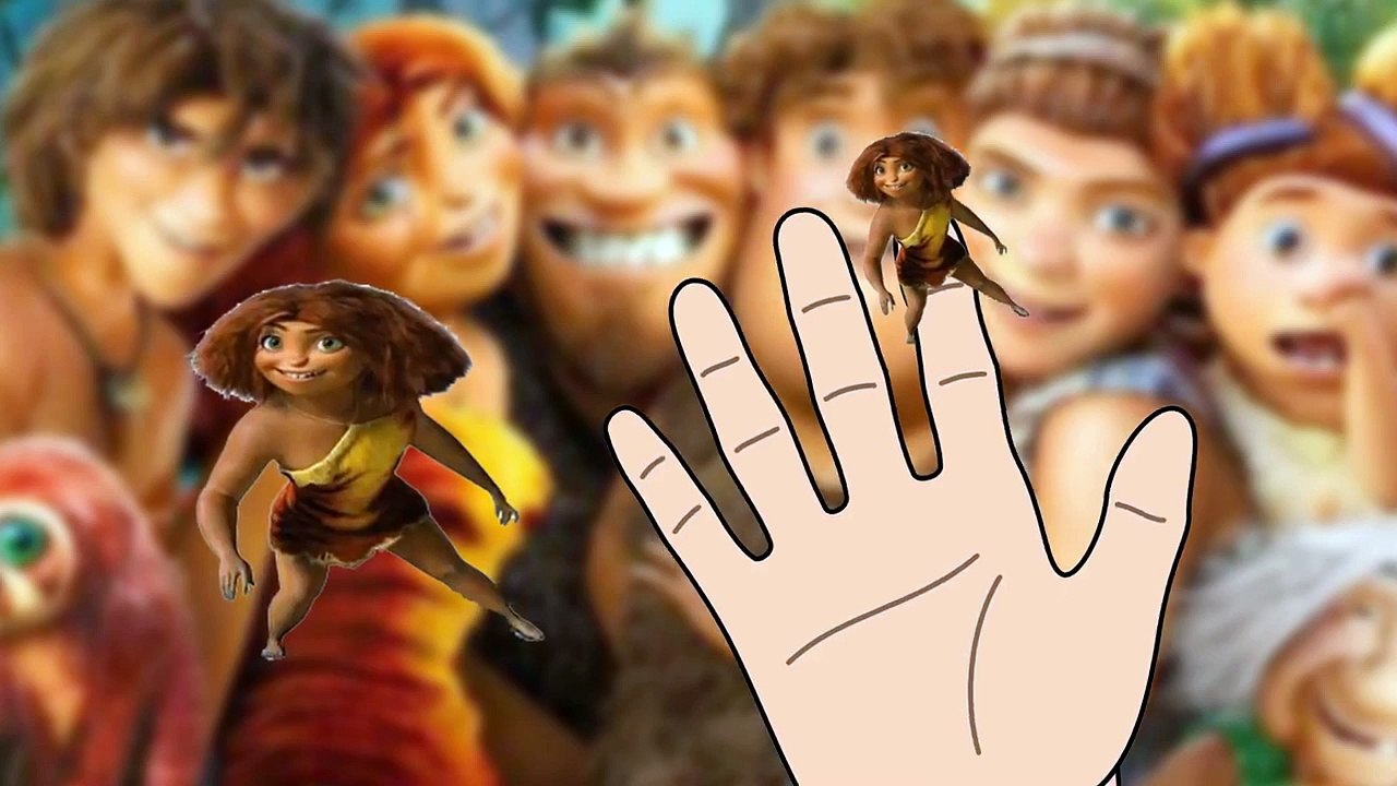 Croods Cartoon Finger Family Rhymes Croods Cart...