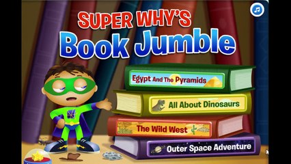 Super Why Book Jumble Cartoon Animation PBS Kids Game Play Walkthrough