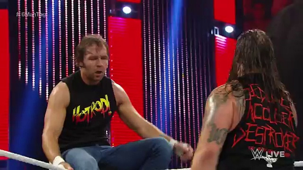 Roman Reigns, Dean Ambrose & Randy Orton vs. Bray Wyatt, Luke Harper & Sheamus_ Raw