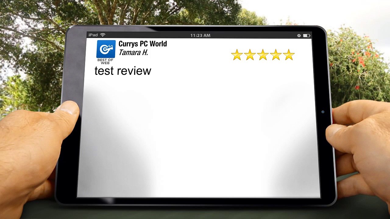 Currys PC World LondonRemarkable5 Star Review by Tamara H.
