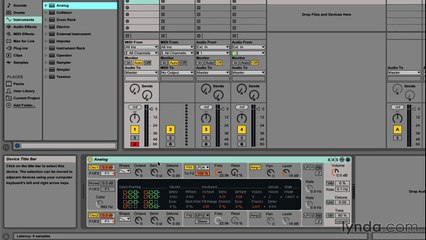 Up and Running with Ableton Analog 005 Creating a default preset