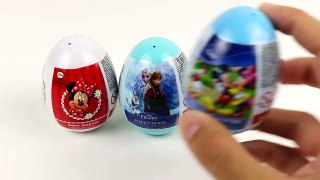 Disney Surprise Eggs Cars Frozen Mickey Mouse Peppa Pig Play Doh Planes