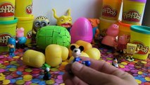 Despicable me minions peppa pig avengers SPONGEbob surprise eggs POCOYO toys