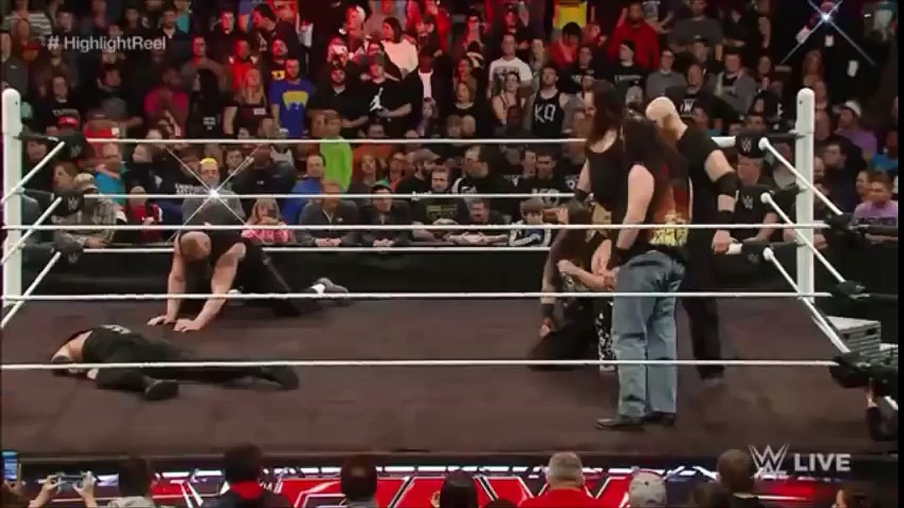 WWE Wyatt Family Attacks Brock Lesnar Full HD