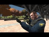 GRAND THEFT AUTO IV: NYPD NIKO TACTICAL POLICE   M4A1 MODERN WARFARE 2