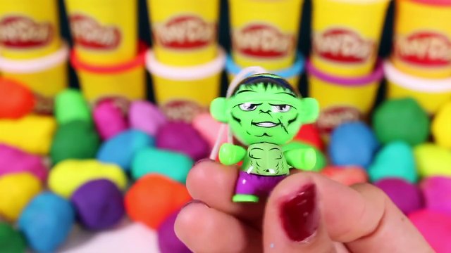 Play Doh Surprise Eggs Minnie Mouse Peppa Pig Frozen Mickey Barbie Masha Disney Huevos Sorpresa