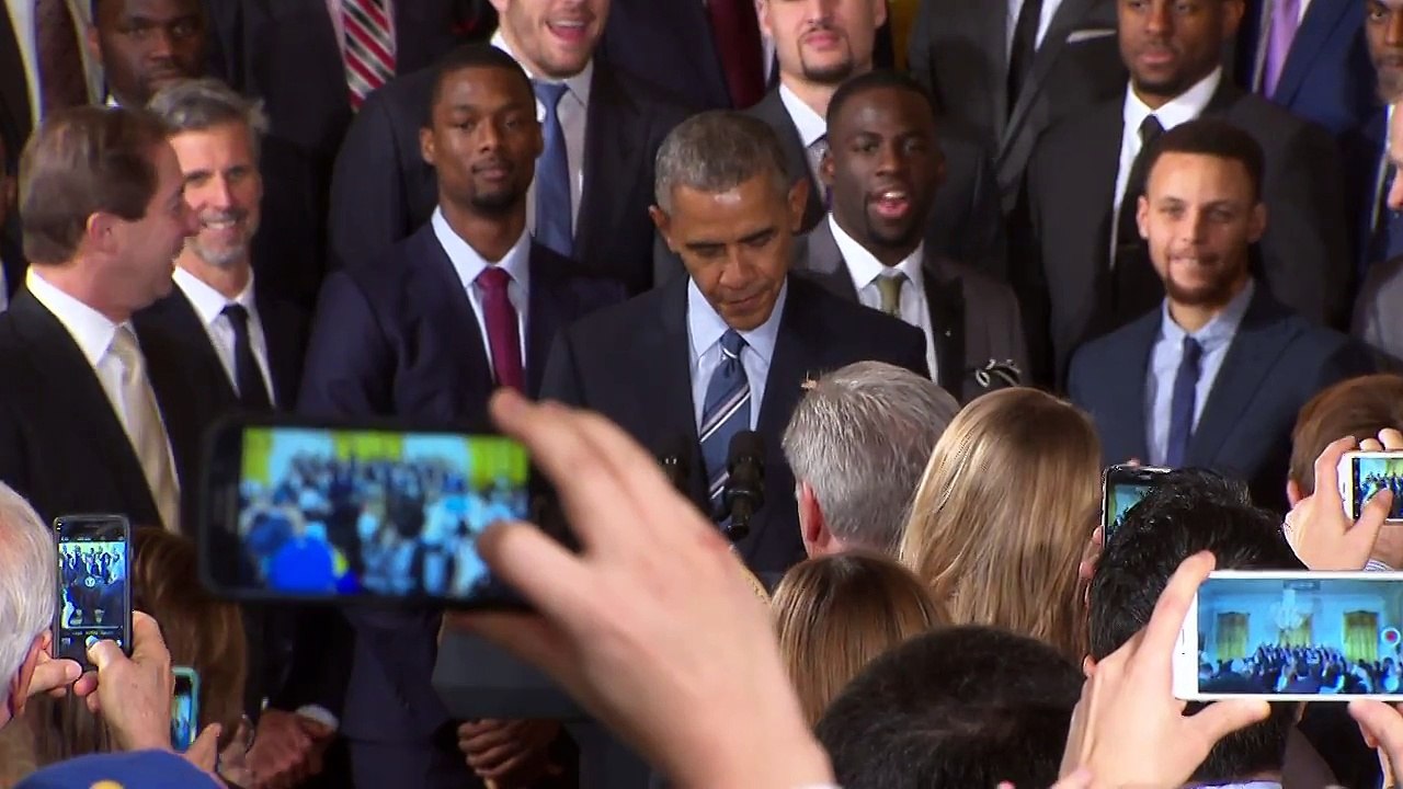 The Warriors Visit the White House