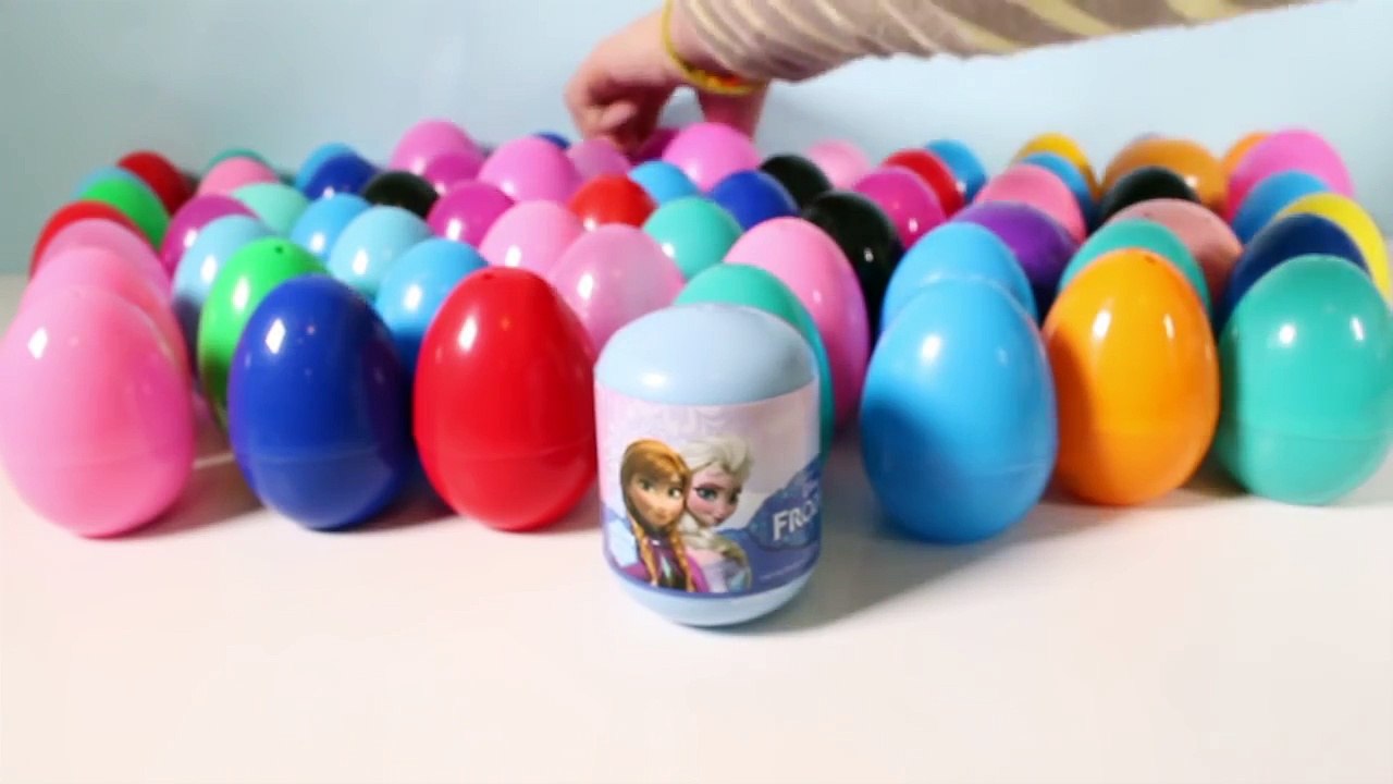 FROZEN Surprise Egg Disney Princess Peppa Pig Barbie Angry Birds Princesas Huevos Sorpresa