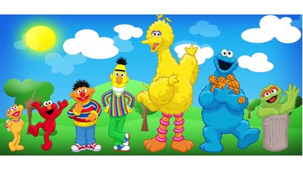 Sesame Street Finger Family Nursery Rhymes for Children and Kids