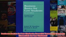 Download PDF  Business Basics for Law Students Essential Terms and Concepts Essentials for Law FULL FREE