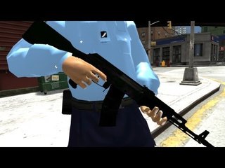 WEAPON PACK WITH UNIFORME GENDARME IN GTA IV