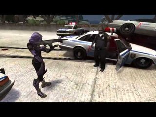 GTA IV 4 Mod Weapon Scar AND Mod Player Mass Effect 2 Tali