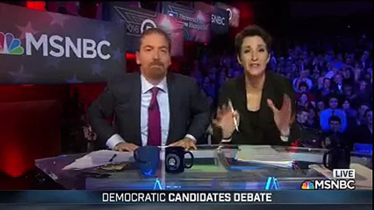 Moderator Hugs Candidates After Dem Debate