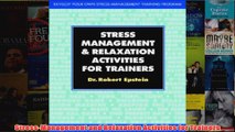 Download PDF  StressManagement and Relaxation Activities for Trainers FULL FREE