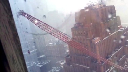 Koca Vinç Yolun Üzerine Devrildi