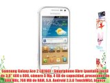 Samsung Galaxy Ace 2 (i8160) - Smartphone libre (pantalla táctil de 38 480 x 800 cámara 5 Mp