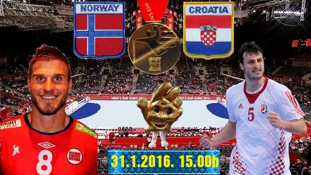 2016 POLAND European Men's Handball Championship NORGE CROATIA ГАНДБОЛ Tauron Arena Kraków