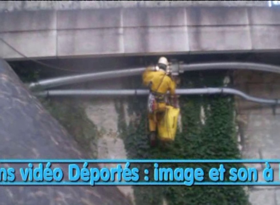 Inspections vidéos de gazoducs - Travaux acrobatiques - entreprise valade