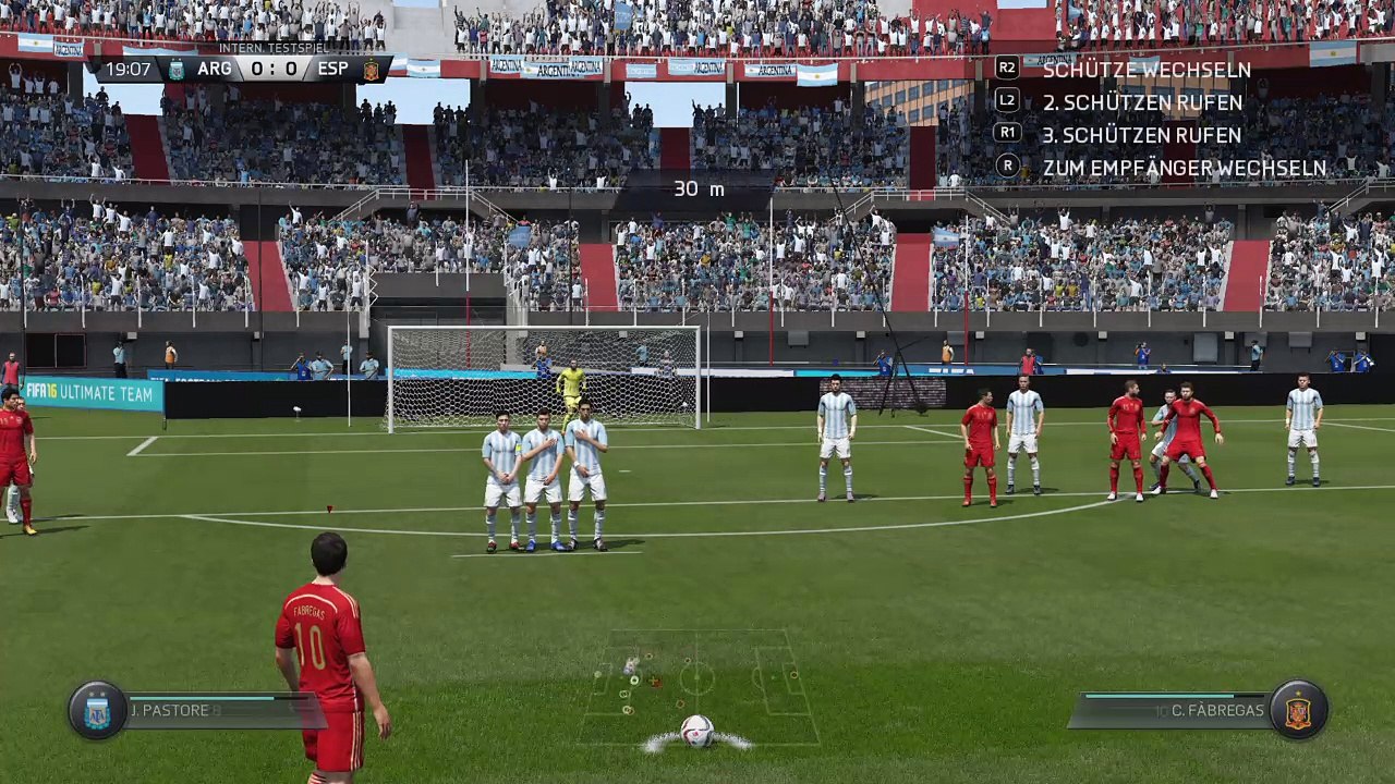 #hrz4 - FIFA 16  ARG : ESP, 2. HZ [PS4]
