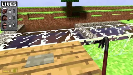 Gmod Deathrun Funny Moments - Minecraft Edition! (Knowledge)