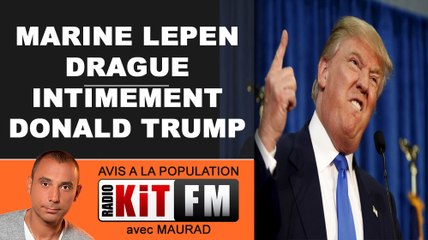 COUPLE : MARINE LEPEN DRAGUE INTIMEMENT DONALD TRUMP