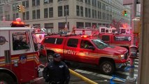 A bride gets caught up in collapsed crane chaos in New York