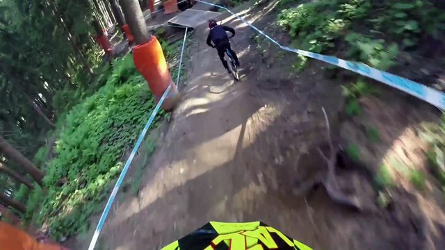 Downhill MTB GoPro footage on epic Austrian track