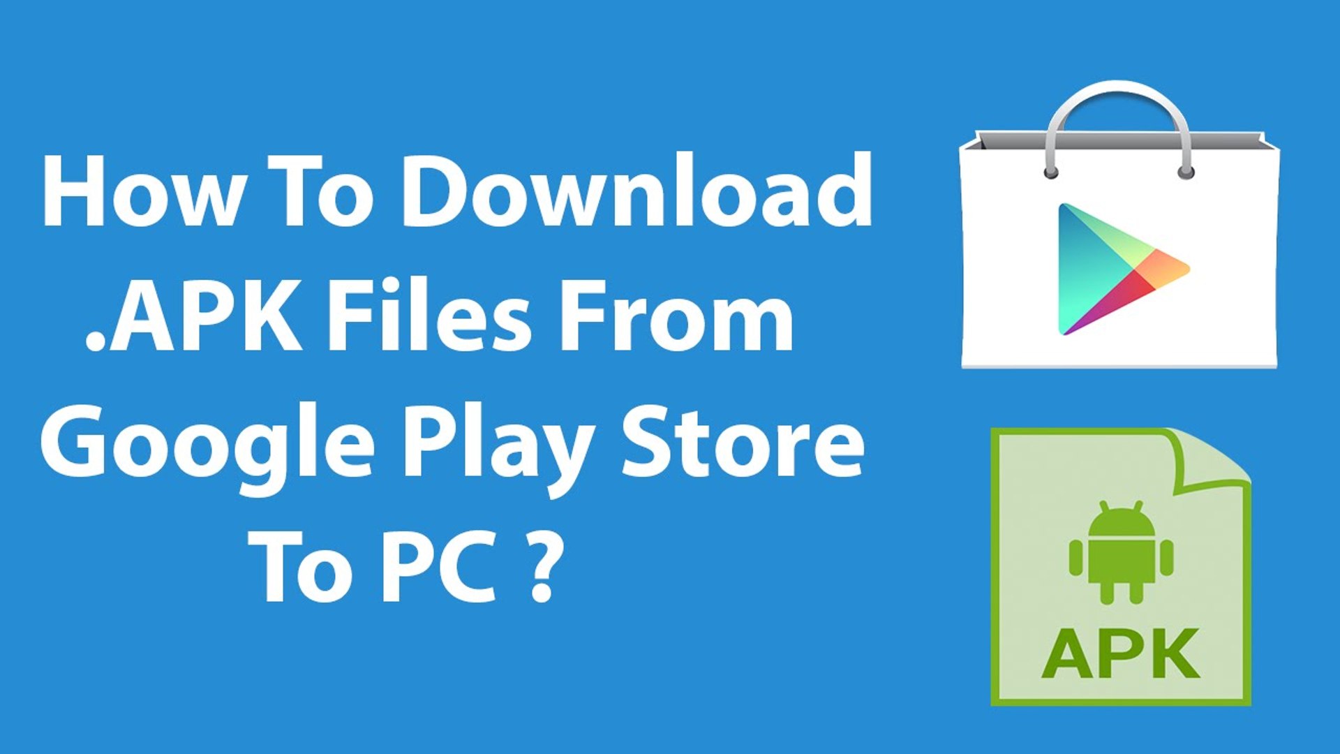 How to Download an APK File from the Google Play Store