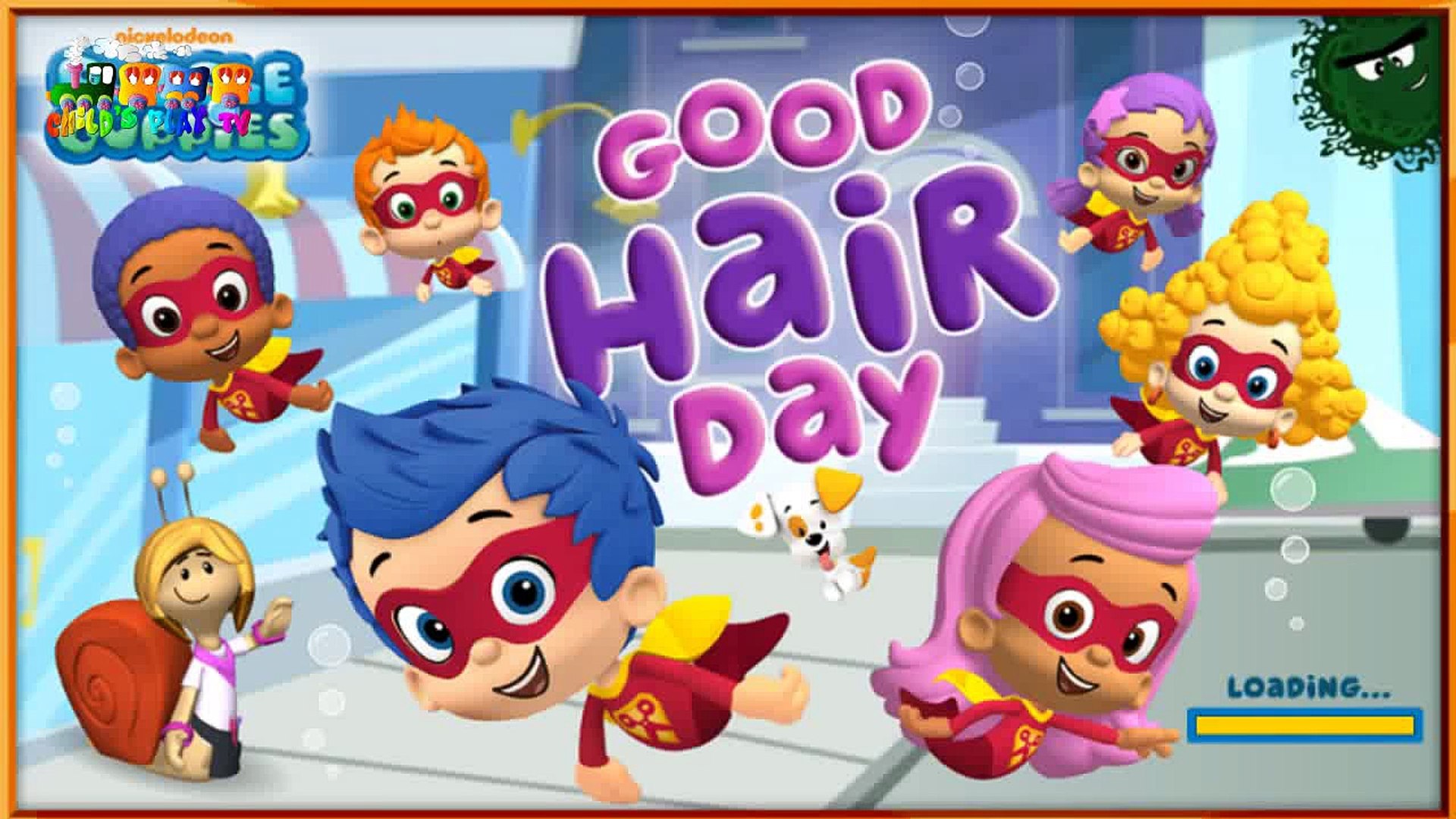 Trotro Francais Bubble Guppies Good Hair Day Game Video For Kids And Babies Hdbubble Gruppi Dailymotion Video
