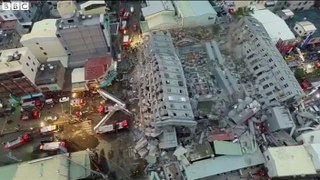 Deadly earthquake topples buildings in Taiwan city of Tainan