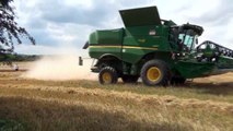 JOHN DEERE S680i en doublet à la moisson du blé en 2012