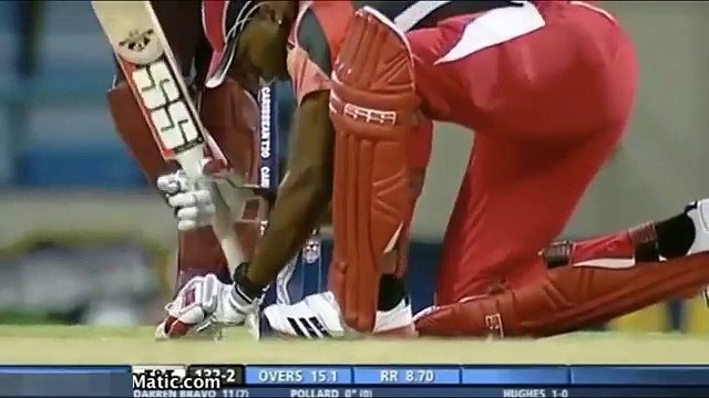 Kieron Pollard FASTEST 50 on just 14 balls BIG SIXES