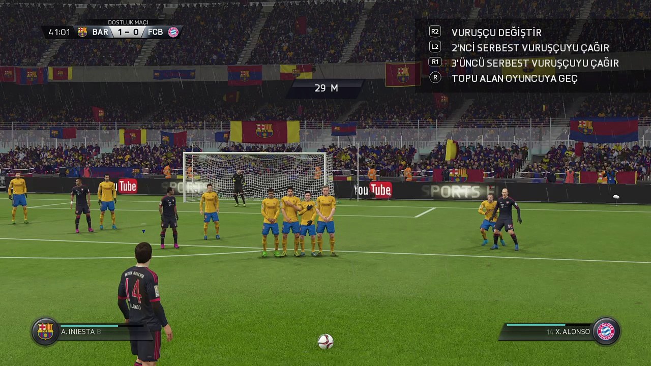 FIFA 16 Alonso freekick  ( @dincacar )