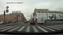Russian Drivers - Breakdance at a Zebra Crossing - ( Russian Drivers February 2013 )