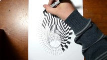 Drawing a Hole - Anamorphic Illusion - YouTube