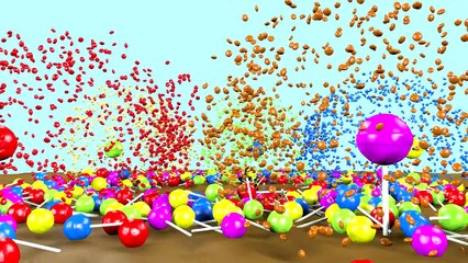 Learn Animals For Children - Candy Dog Duck Eagle Fish Lion