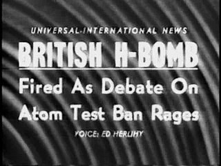 British Hydrogen Bomb Explosion