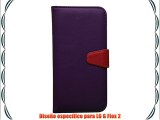 LG G Flex 2 FundaMama Mouth PU Cuero Billetera Cartera Monedero Con Soporte Funda Caso Case