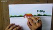 How to Draw a Village Landscape with Oil Pastels | Episode- 11