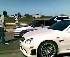 VAZ 2114 vs Mercedes CLK 63 AMG Black Series 360 Уличные гонки